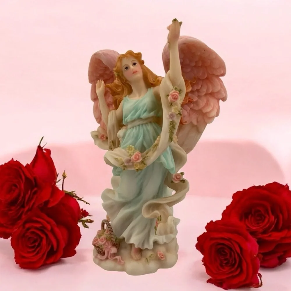 Roman Seraphim Angel Chelsea, Summer’s Delight, 1996 Limited Ed., Rare Figurine - Picture 8 of 9
